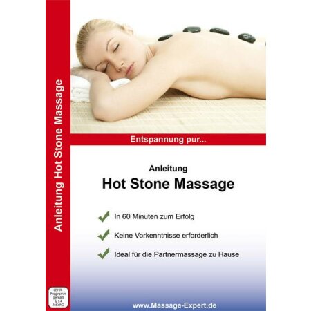 DVD-Anleitung Hot Stone Therapie von MASSAGE-EXPERT